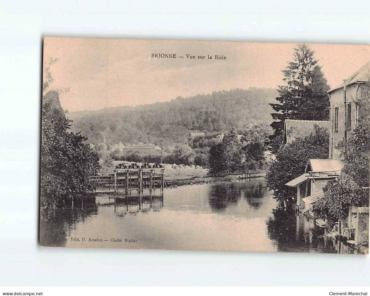 BRIONNE : Vue Sur La Risle - Très Bon état - Sonstige & Ohne Zuordnung