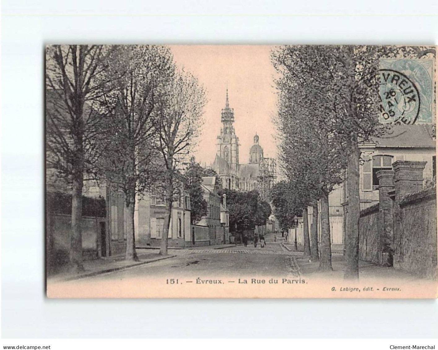 EVREUX : La Rue Du Parvis - Très Bon état - Evreux