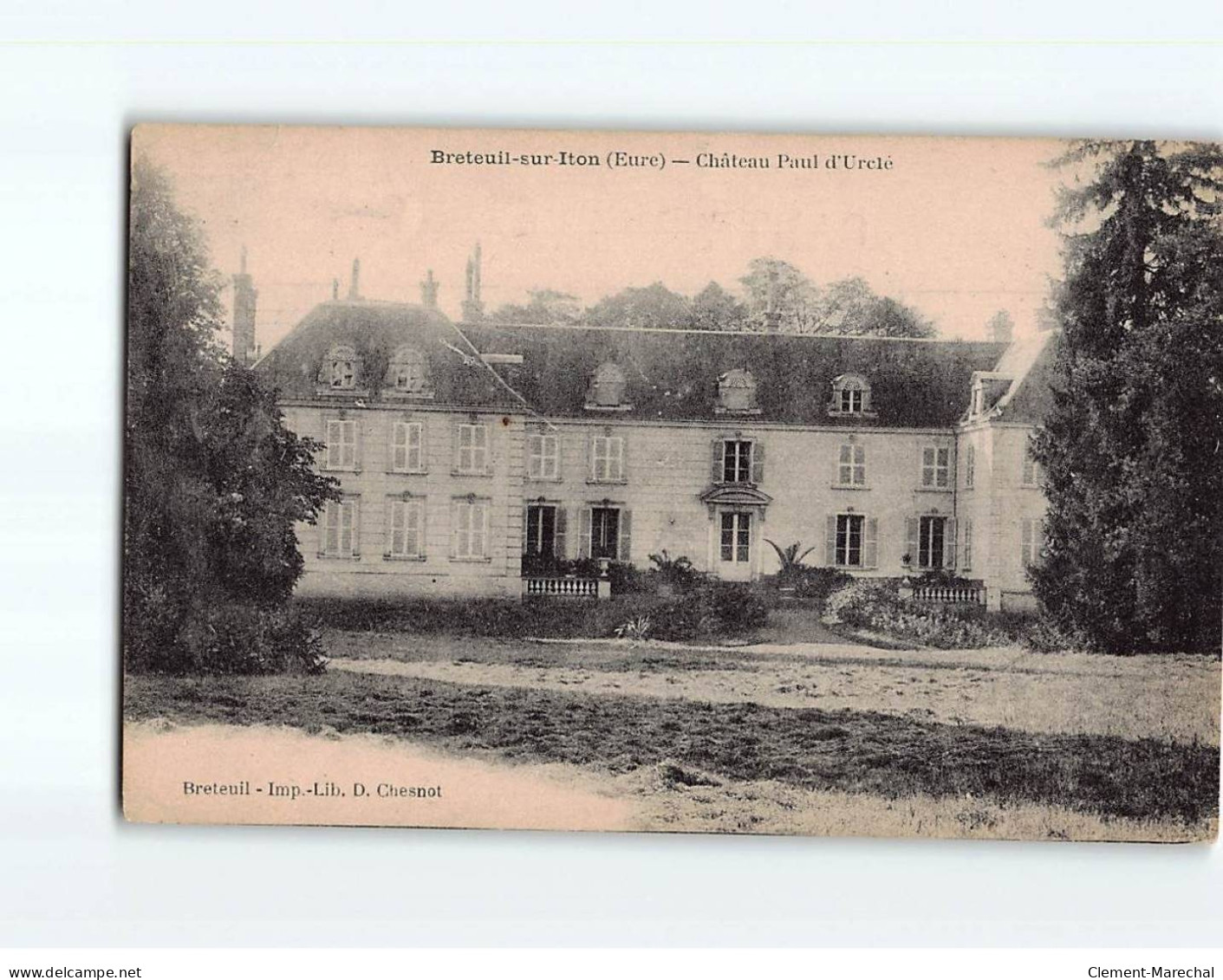 BRETEUIL SUR ITON : Château Paul D'Urcle - état - Breteuil