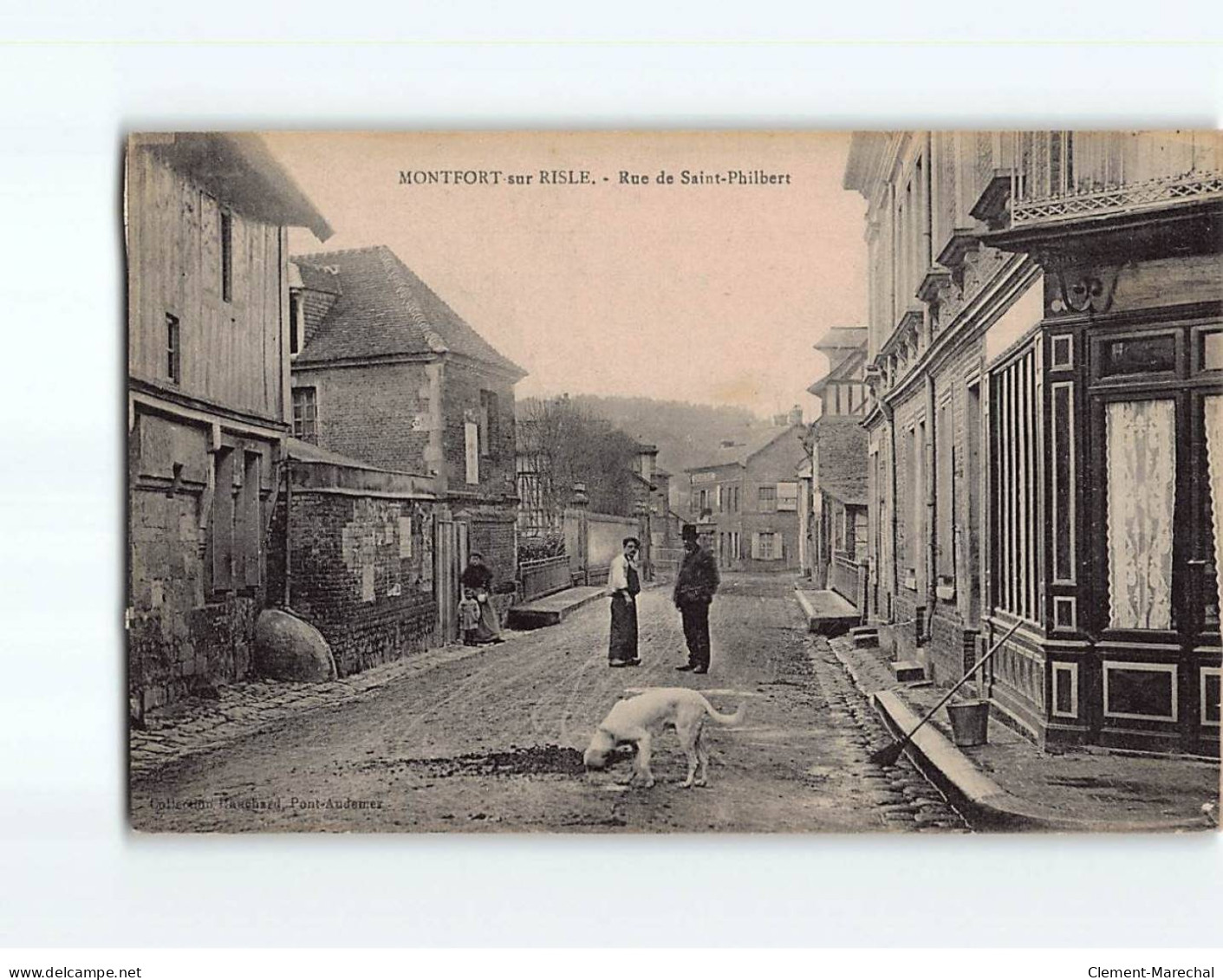 MONTFORT SUR RISLE : Rue De Saint-Philbert - Très Bon état - Andere & Zonder Classificatie