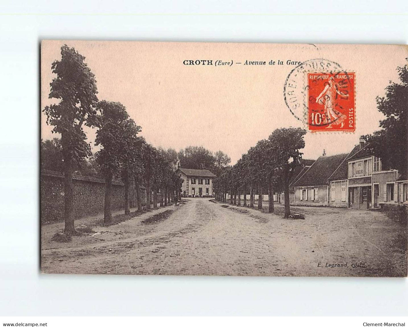 CROTH : Avenue De La Gare - Très Bon état - Sonstige & Ohne Zuordnung