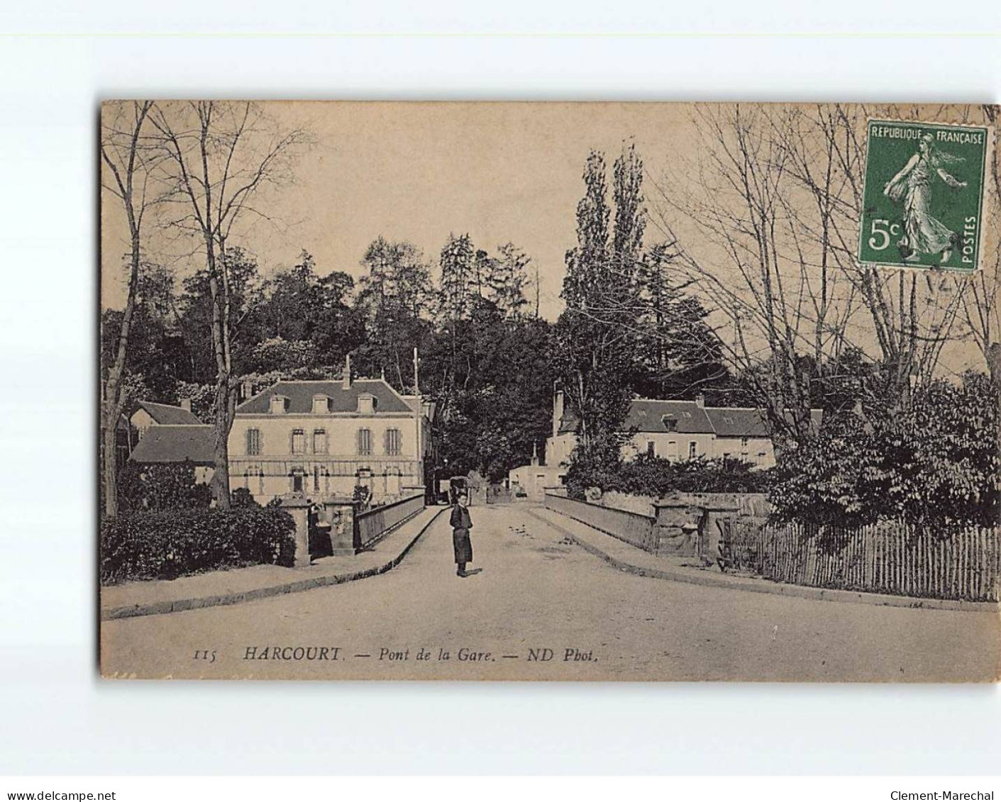 HARCOURT : Pont De La Gare - Très Bon état - Harcourt