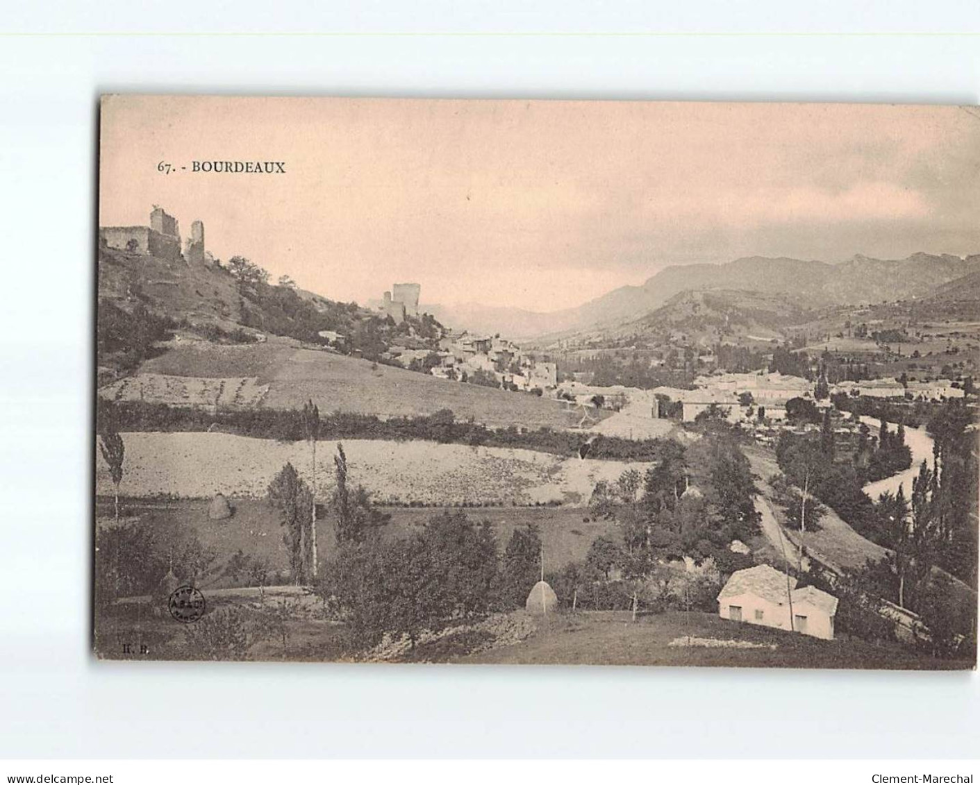 BOURDEAUX : Vue Générale - Très Bon état - Sonstige & Ohne Zuordnung