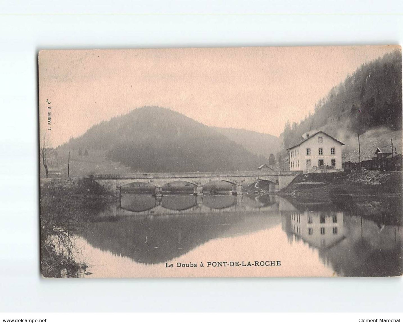 Le Doubs à PONT DE LA ROCHE - Très Bon état - Otros & Sin Clasificación