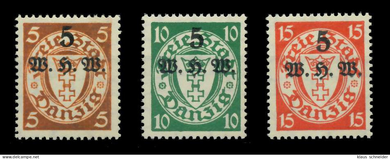 DANZIG 1934 Nr 237-239 Postfrisch X7DA7AE - Mint