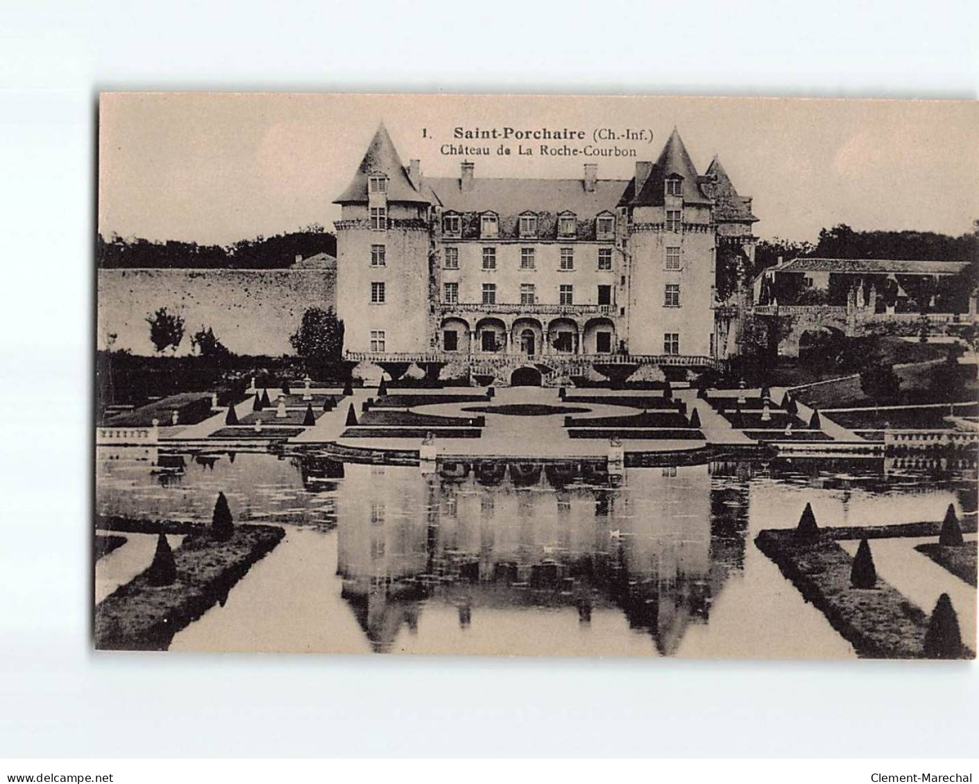 SAINT PORCHAIRE : Château De La Roche-Courbon, La Salle De Bains - Très Bon état - Autres & Non Classés