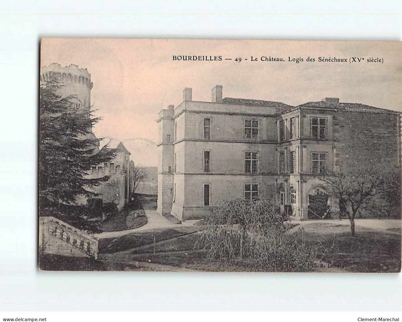 BOURDEILLES : Le Château, Logis Des Sénéchaux - Très Bon état - Sonstige & Ohne Zuordnung