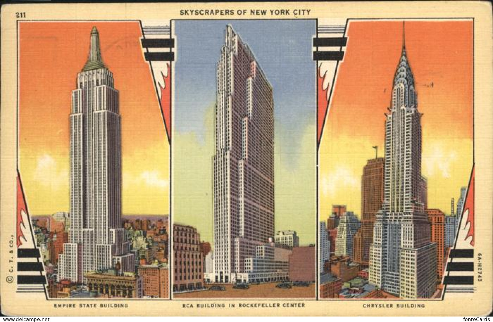 11322589 New_York_City Empire State Building _ Rockefeller Center Chrysler _  Bu - Autres & Non Classés