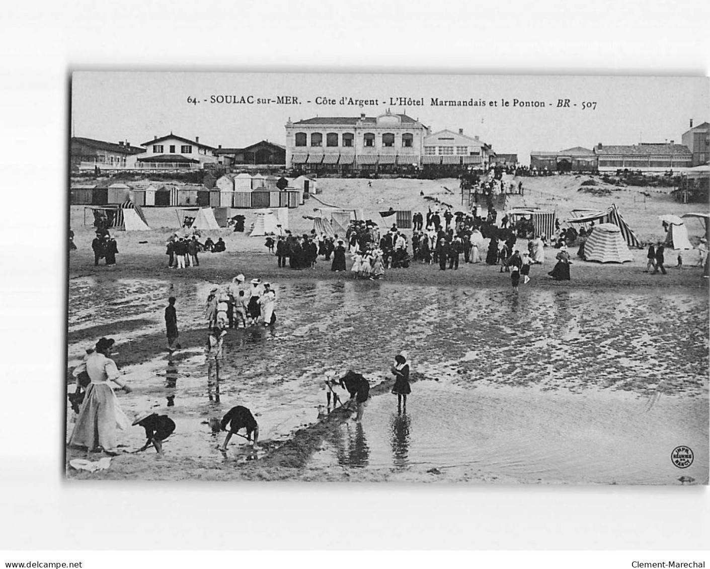 SOULAC SUR MER : L'Hôtel Marmandais Et Le Ponton - Très Bon état - Soulac-sur-Mer