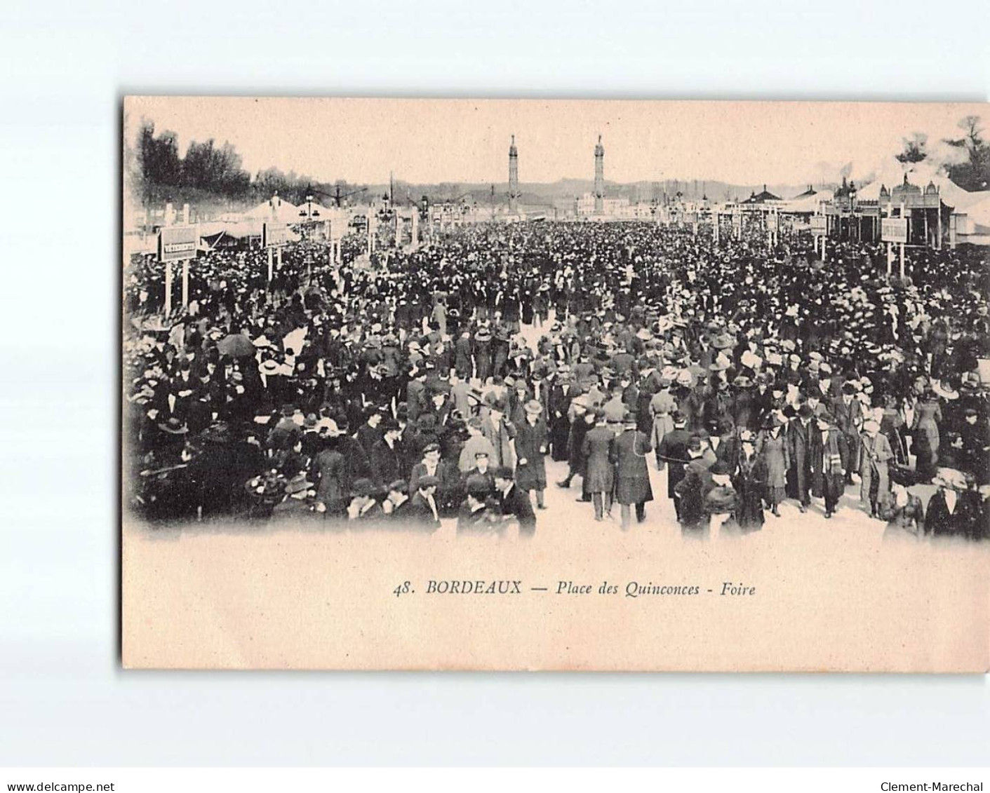 BORDEAUX : Place Des Quinconces, Foire - Très Bon état - Bordeaux