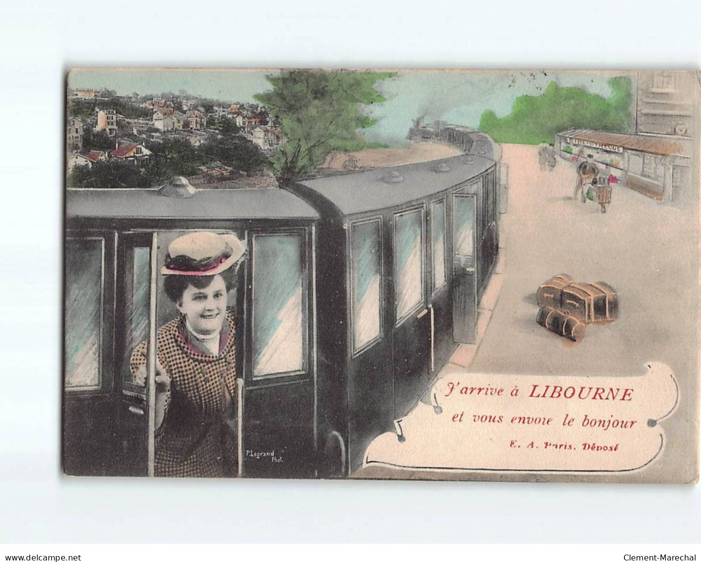 LIBOURNE : Carte Souvenir - Très Bon état - Libourne