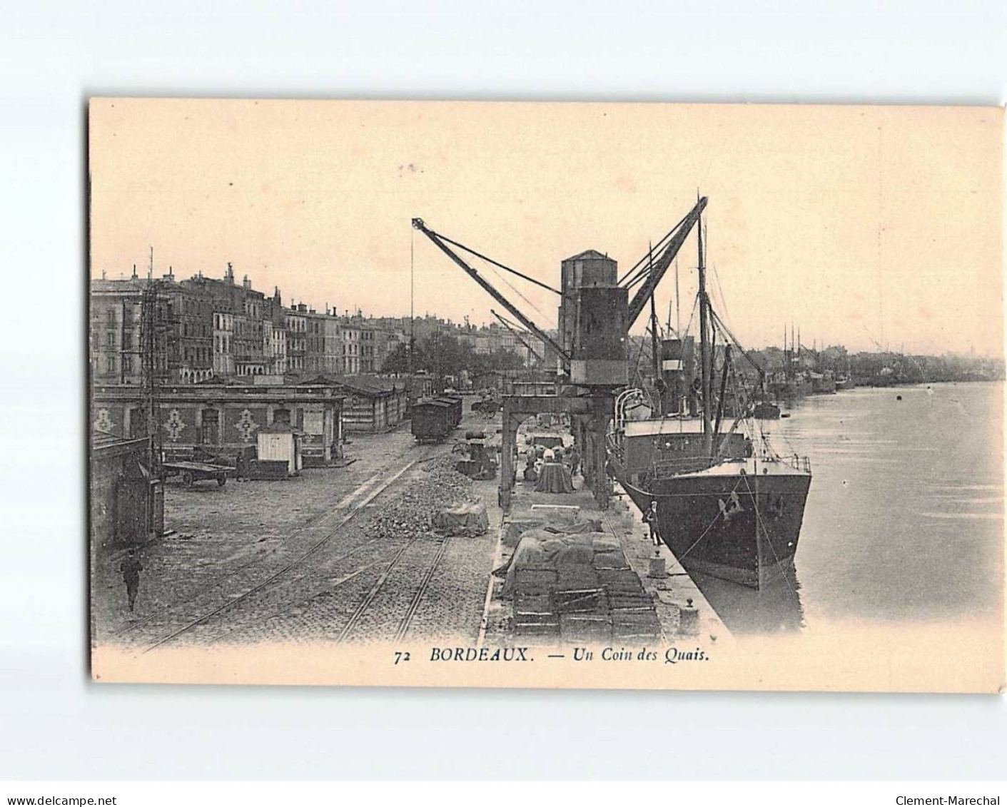 BORDEAUX : Un Coin Des Quais - Très Bon état - Bordeaux