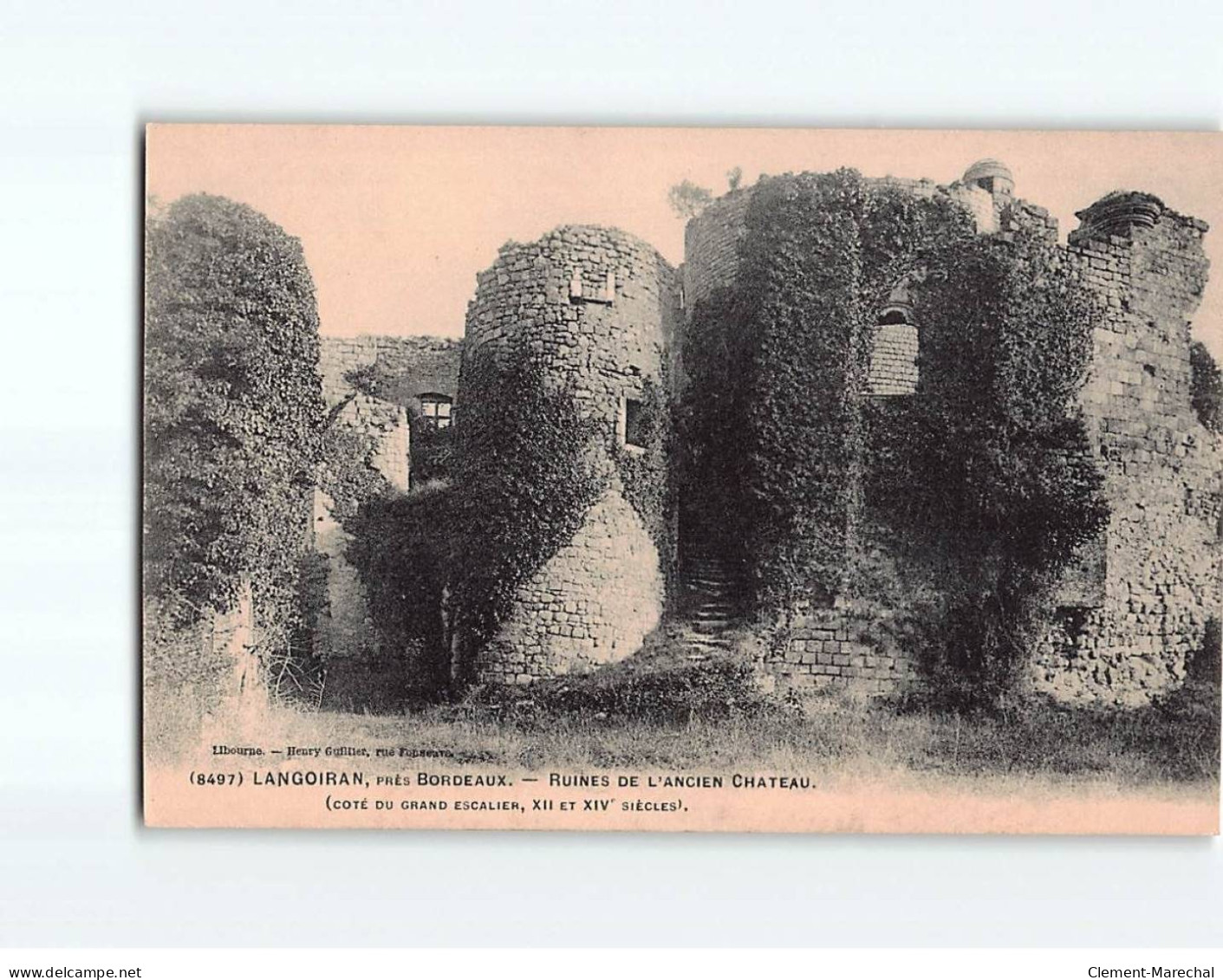 LANGOIRAN : Ruines De L'ancien Château - Très Bon état - Other & Unclassified