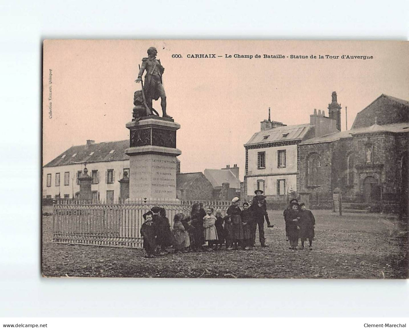 CARHAIX : Le Champ De Bataille, Statue De La Tour D'Auvergne - Très Bon état - Carhaix-Plouguer