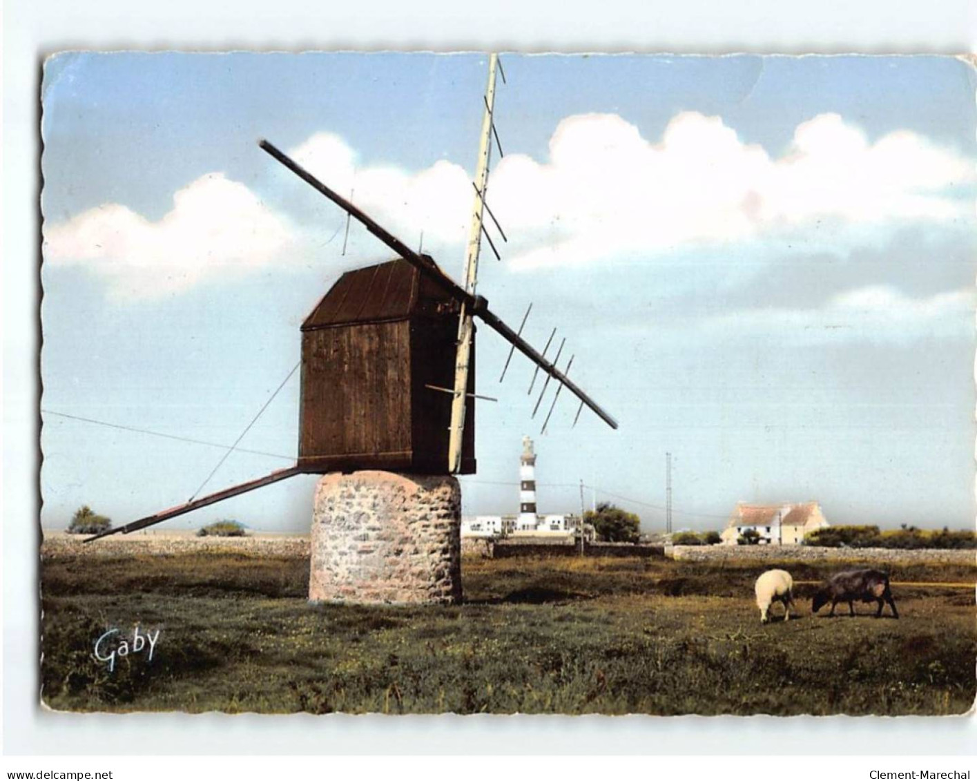 ILE D'OUESSANT : Le Vieux Moulin - état - Other & Unclassified