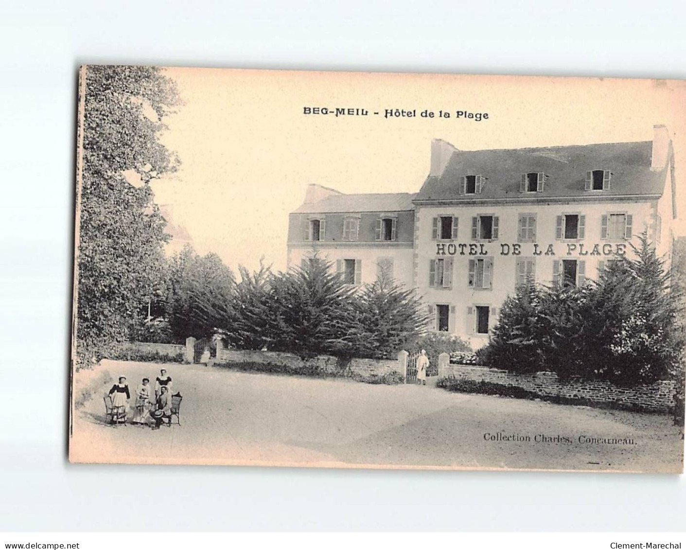 BEG MEIL : Hôtel De La Plage - Très Bon état - Beg Meil