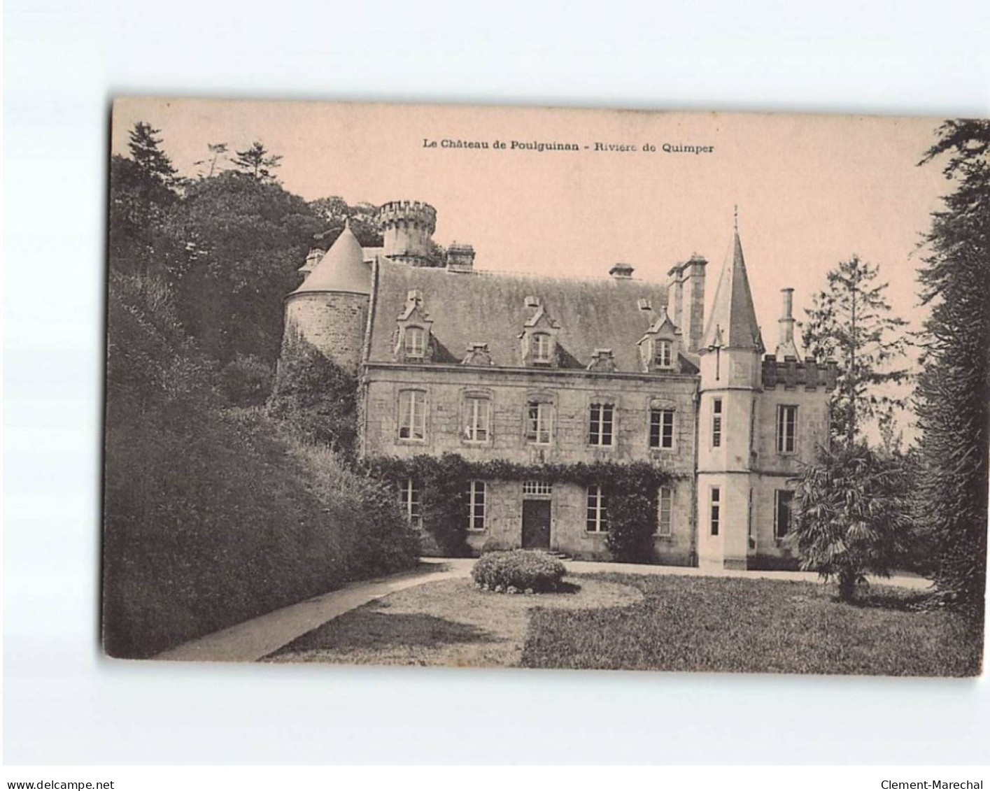 Le Château De Poulguinan, Rivière De Quimper - Très Bon état - Sonstige & Ohne Zuordnung