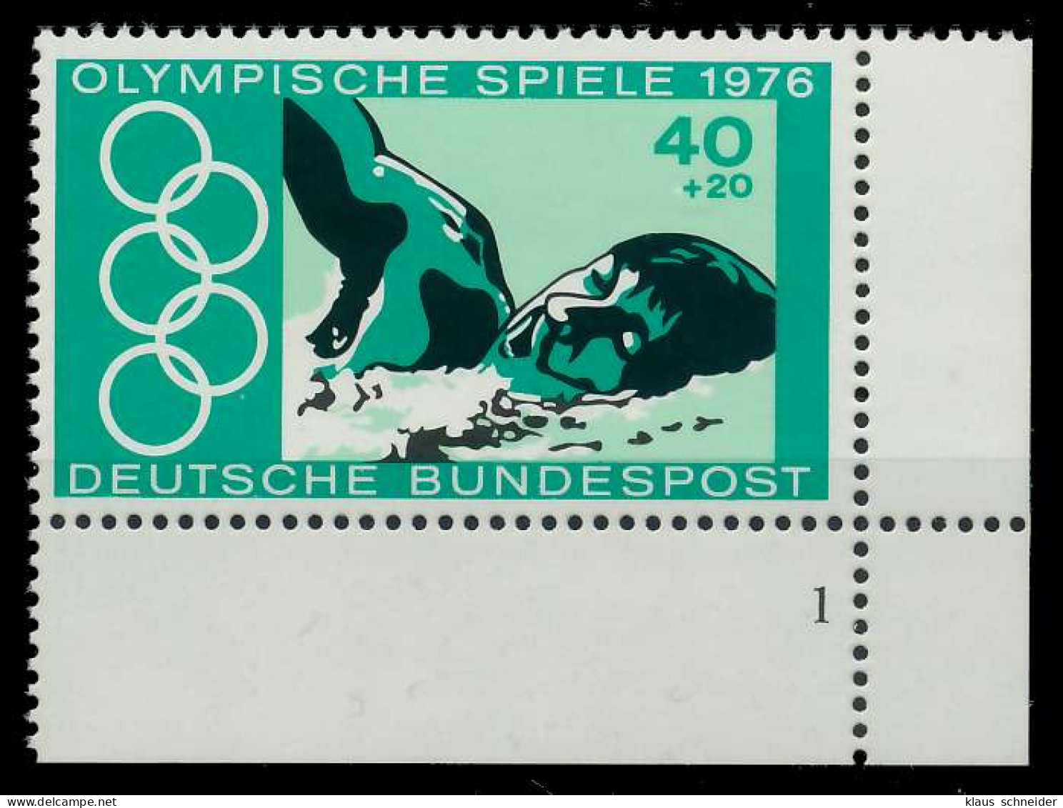 BRD BUND 1976 Nr 886 Postfrisch FORMNUMMER 1 S5ECA3A - Unused Stamps