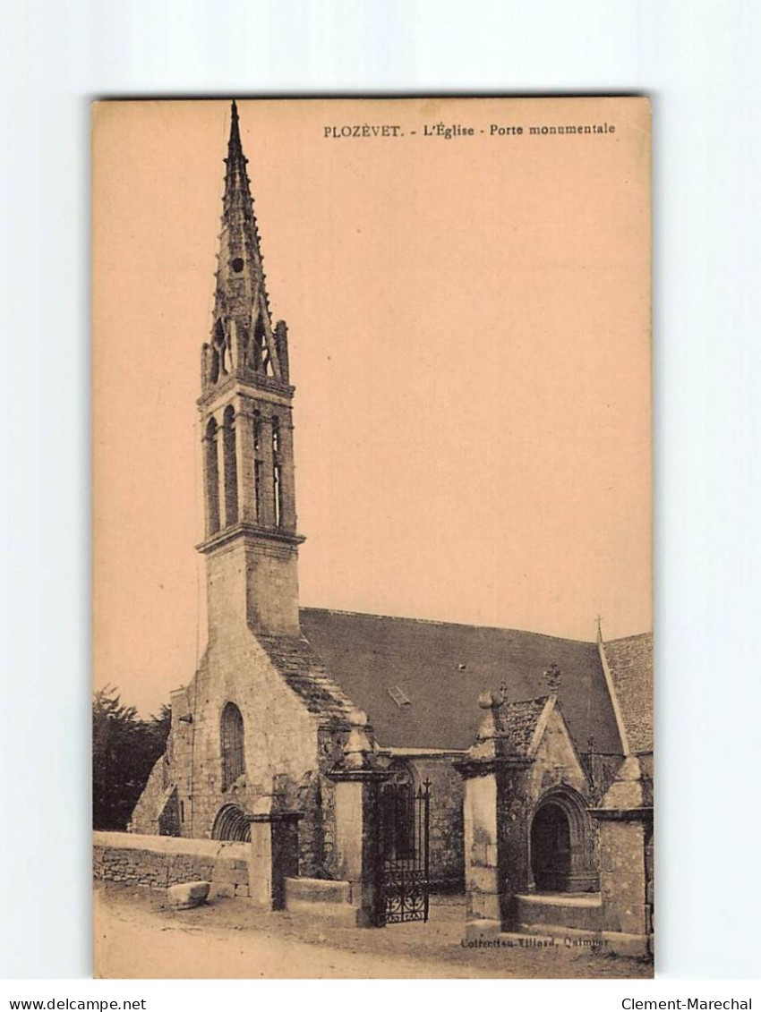 PLOZEVET : L'Eglise, Porte Monumentale - état - Plozevet