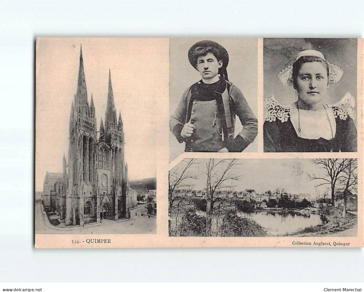 QUIMPER : Carte Souvenir - Très Bon état - Quimper