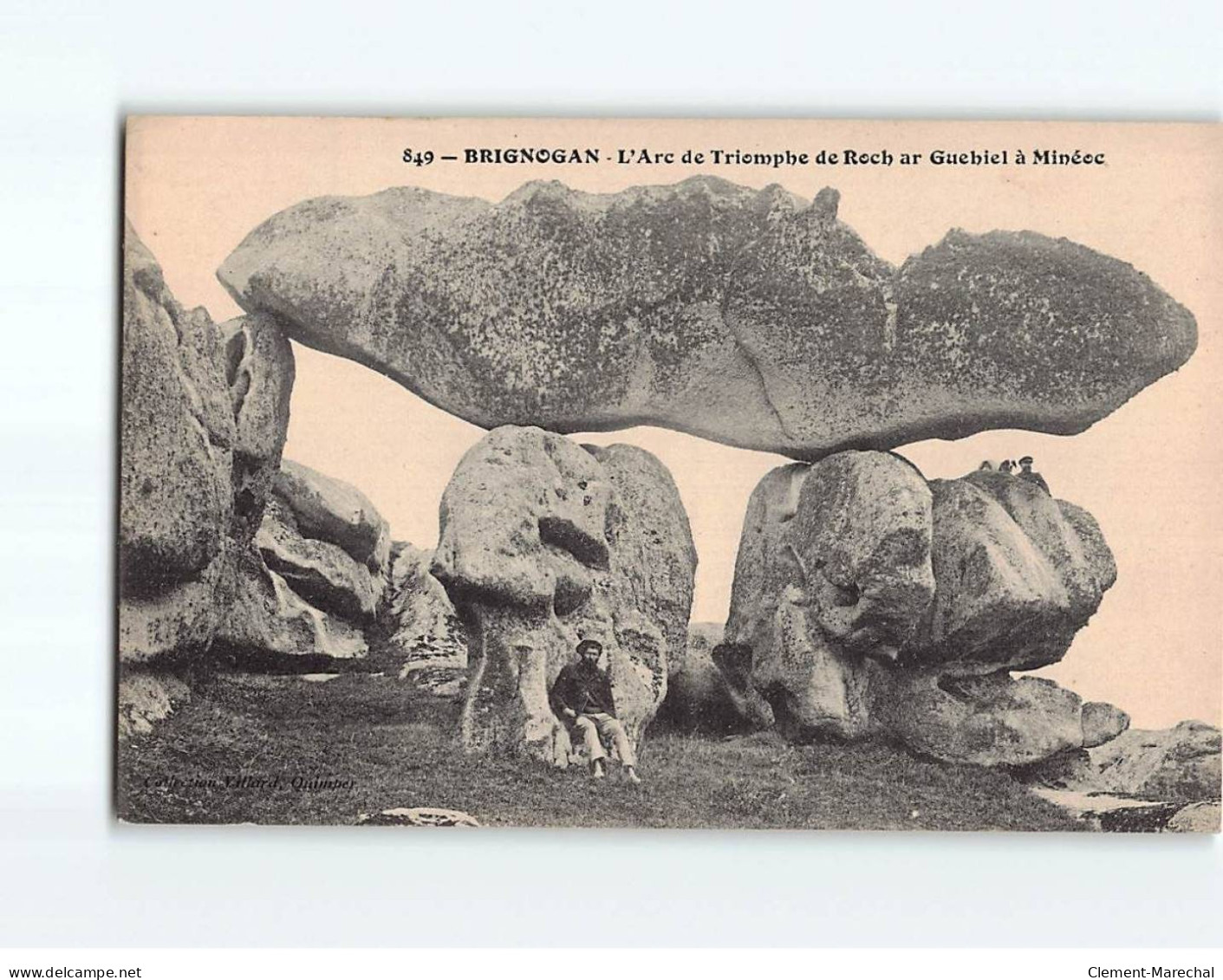 BRIGNOGAN : L'Arc De Triomphe De Roch Ar Guebiel à Minéoc - Très Bon état - Brignogan-Plage
