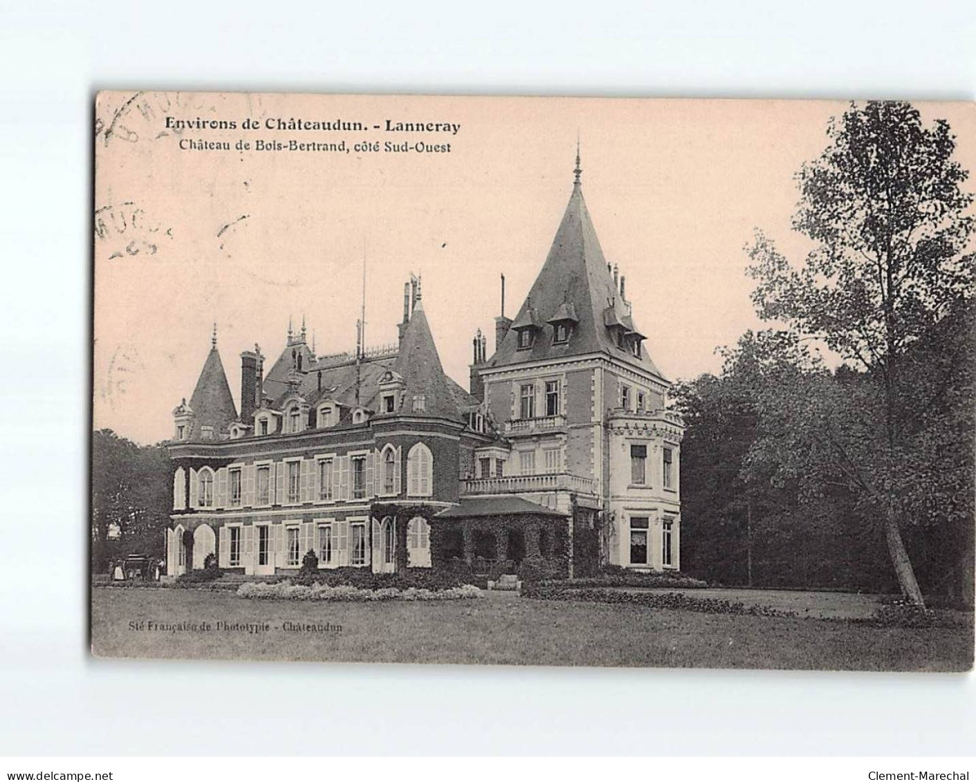 LANNERAY : Château De Bois-Bertrand - Très Bon état - Andere & Zonder Classificatie