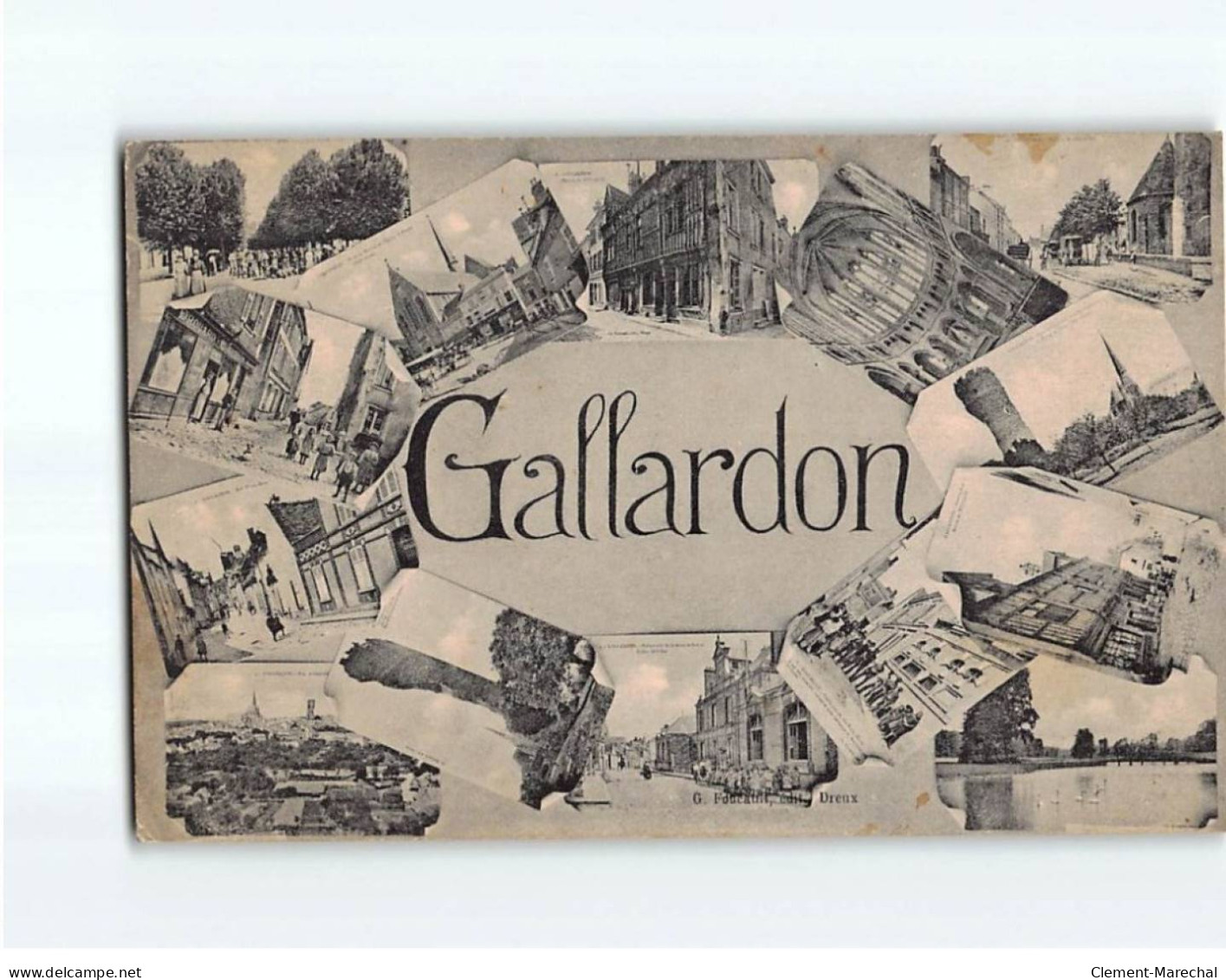 GALLARDON : Carte Souvenir - état - Autres & Non Classés