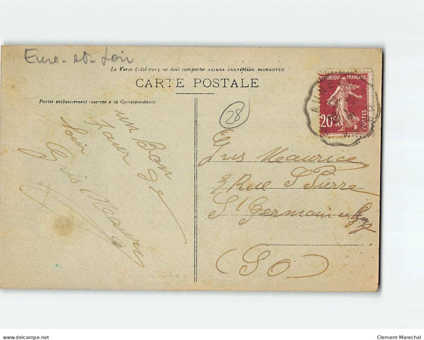 GALLARDON : Carte Souvenir - état - Other & Unclassified