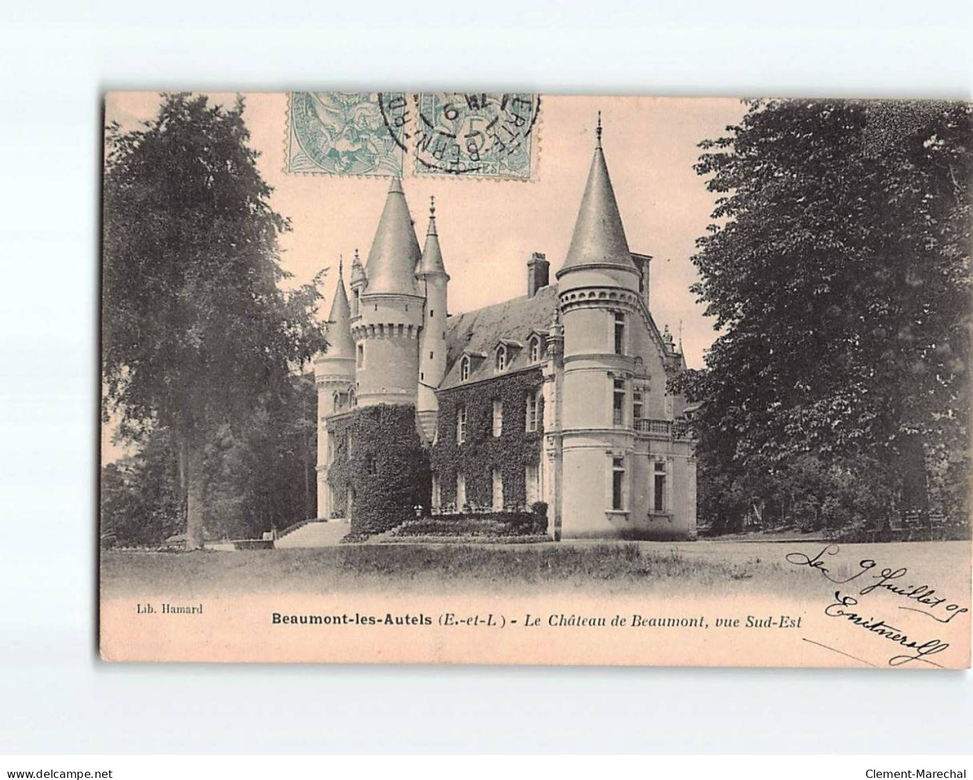 BEAUMONT LES AUTELS : Le Château - Très Bon état - Other & Unclassified