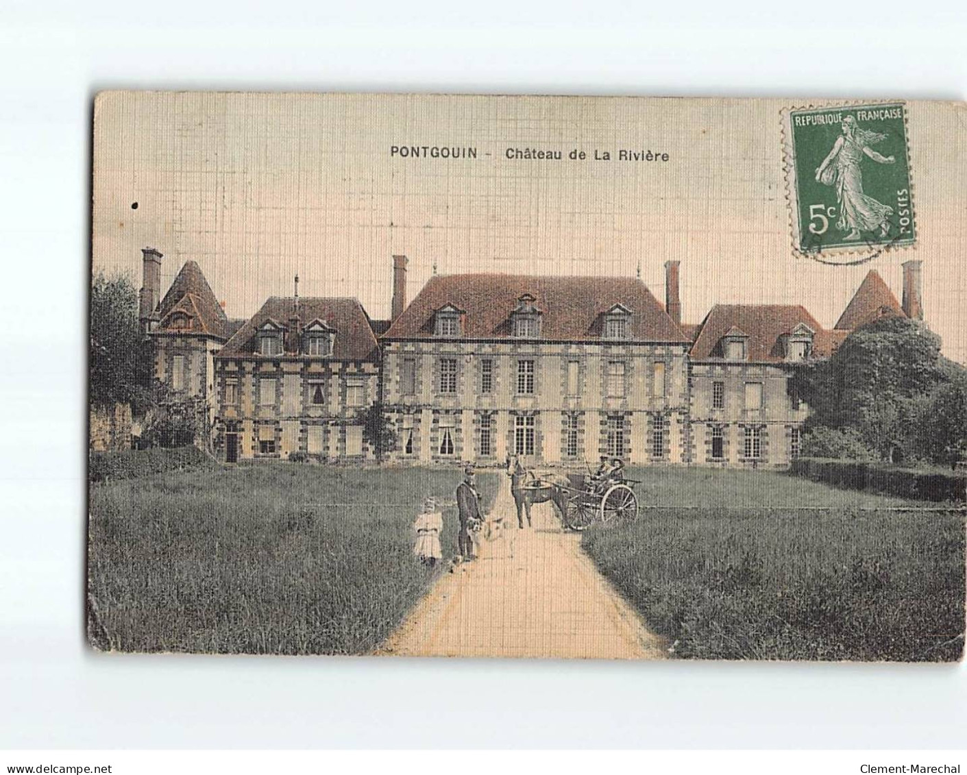 PONTGOUIN : Château De La Rivière - état - Autres & Non Classés