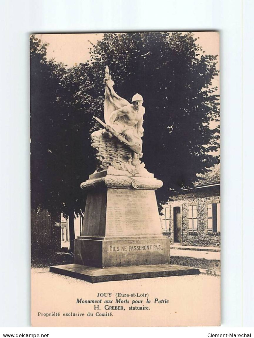 JOUY : Monument Aux Morts Pour La Patrie - Très Bon état - Jouy