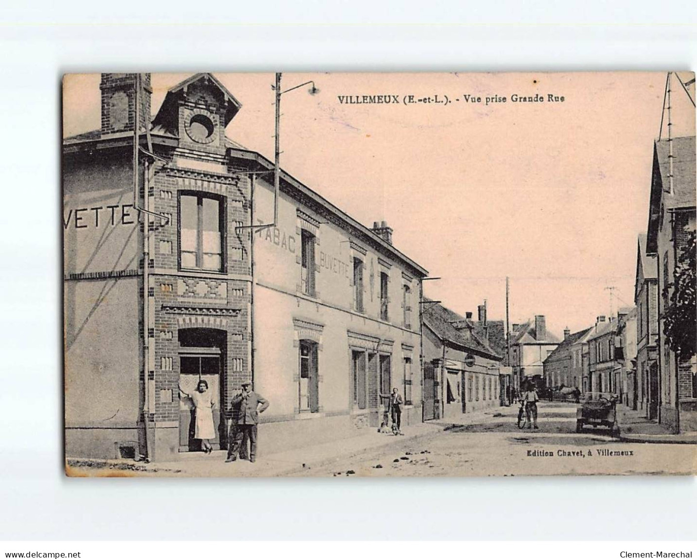 VILLEMEUX : Vue Prise Grande Rue - état - Villemeux-sur-Eure