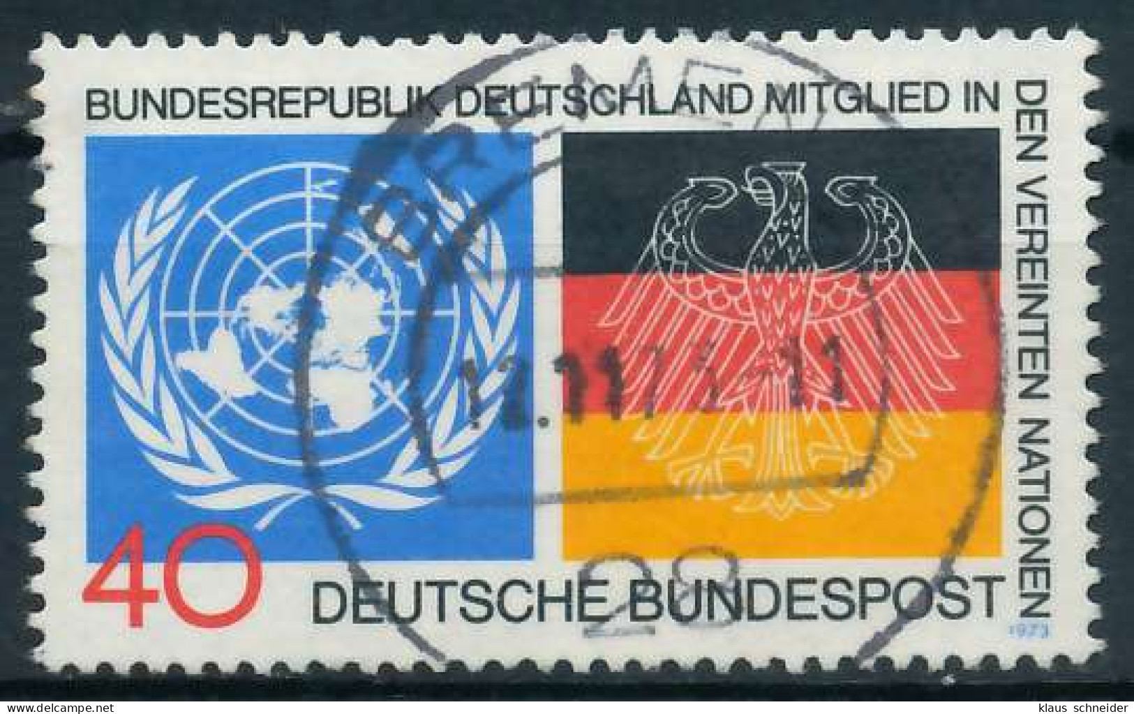 BRD 1973 Nr 781 Zentrisch Gestempelt X84FF46 - Used Stamps