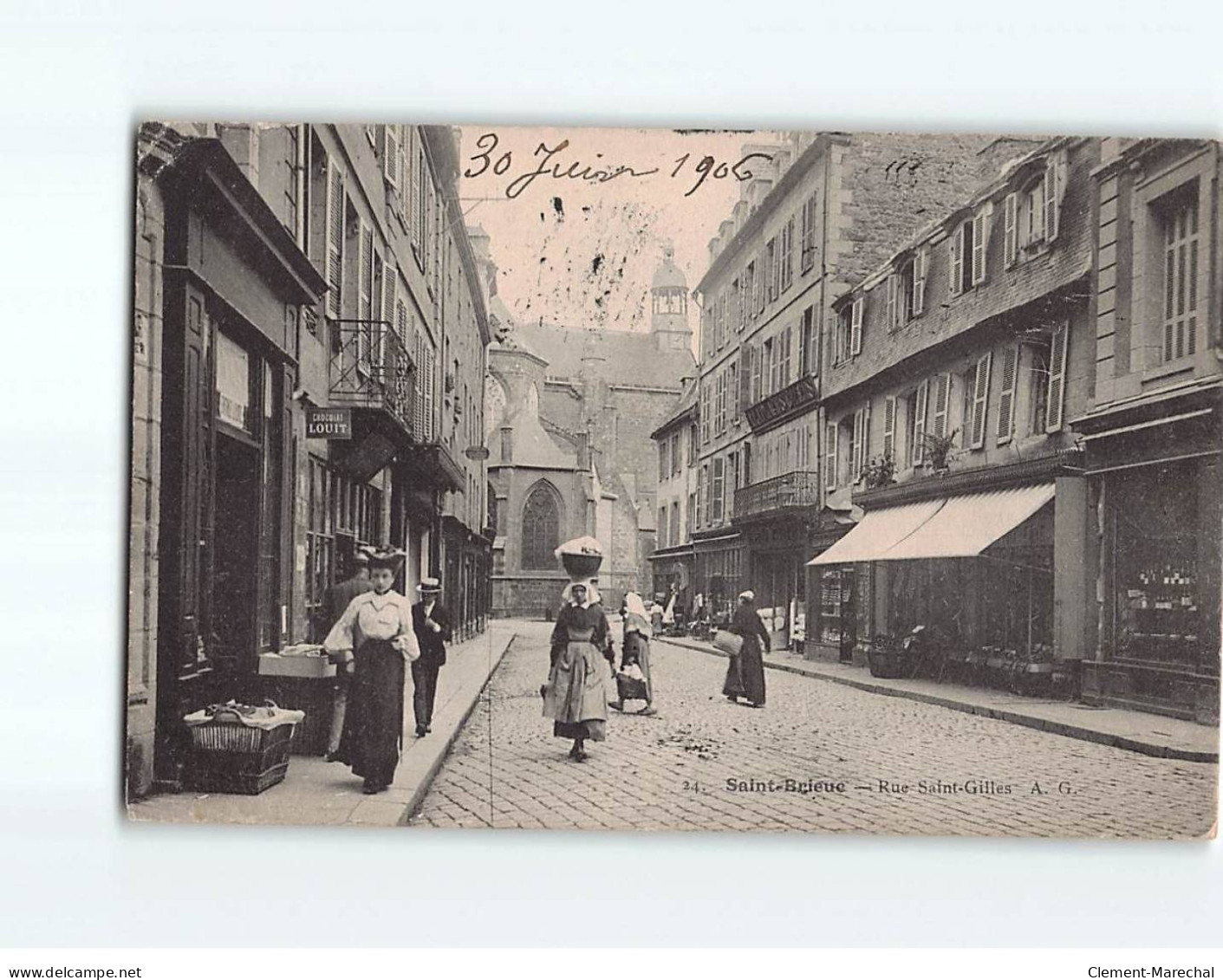 SAINT BRIEUC : Rue Saint-Gilles - état - Saint-Brieuc