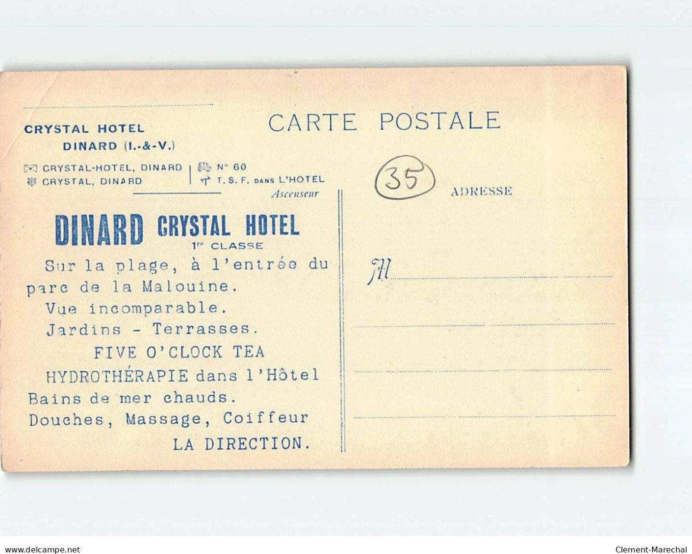 DINARD : Crystal Hôtel - état - Dinard