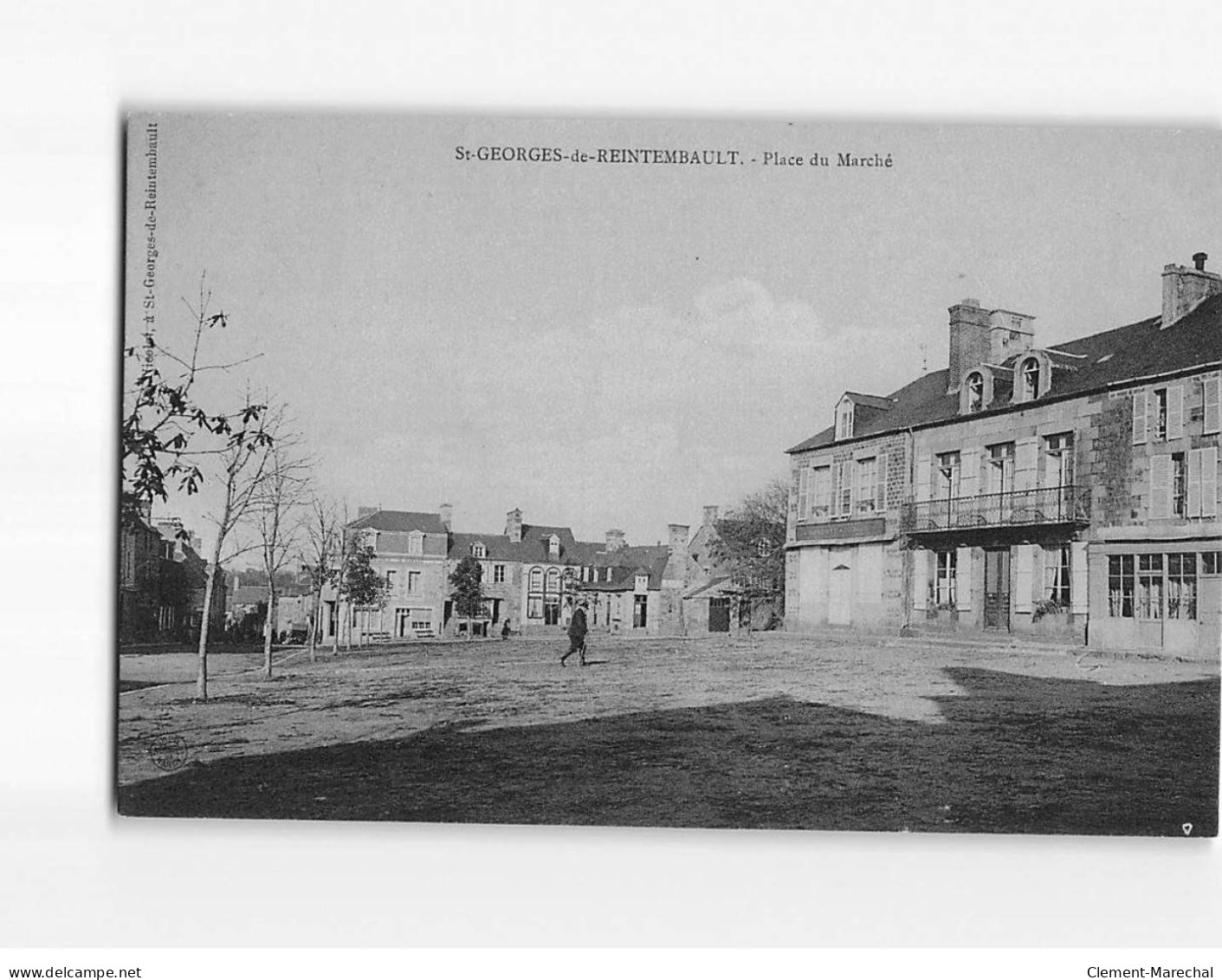 SAINT GEORGES DE REINTEMBAULT : Place Du Marché - Très Bon état - Altri & Non Classificati