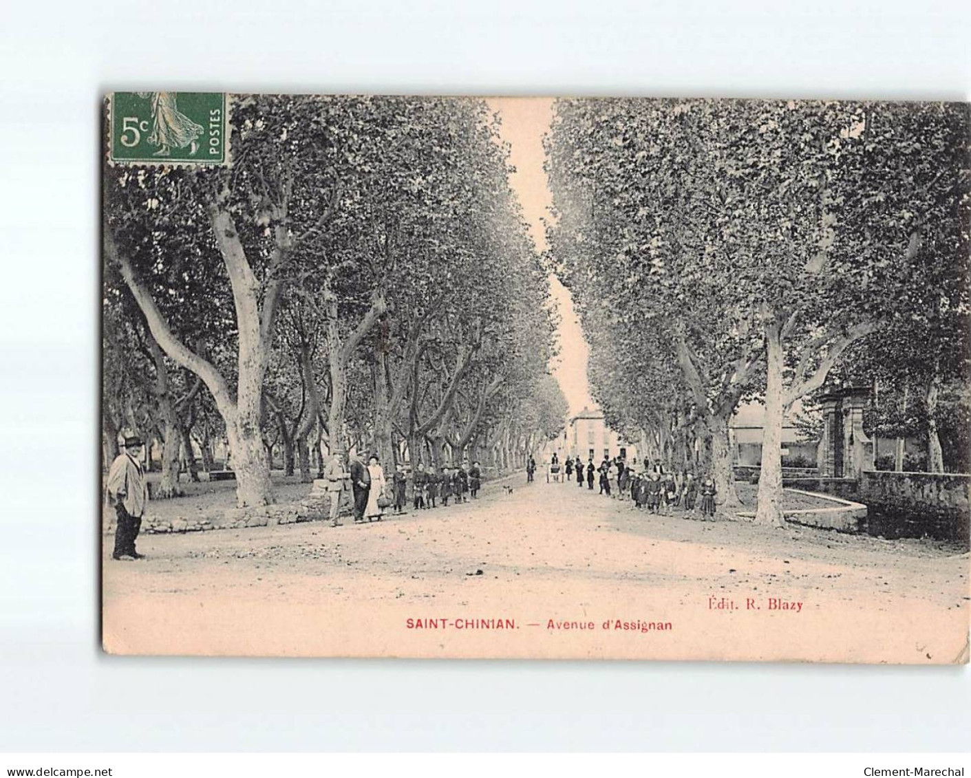 SAINT CHINIAN : Avenue D'Assignan - état - Autres & Non Classés