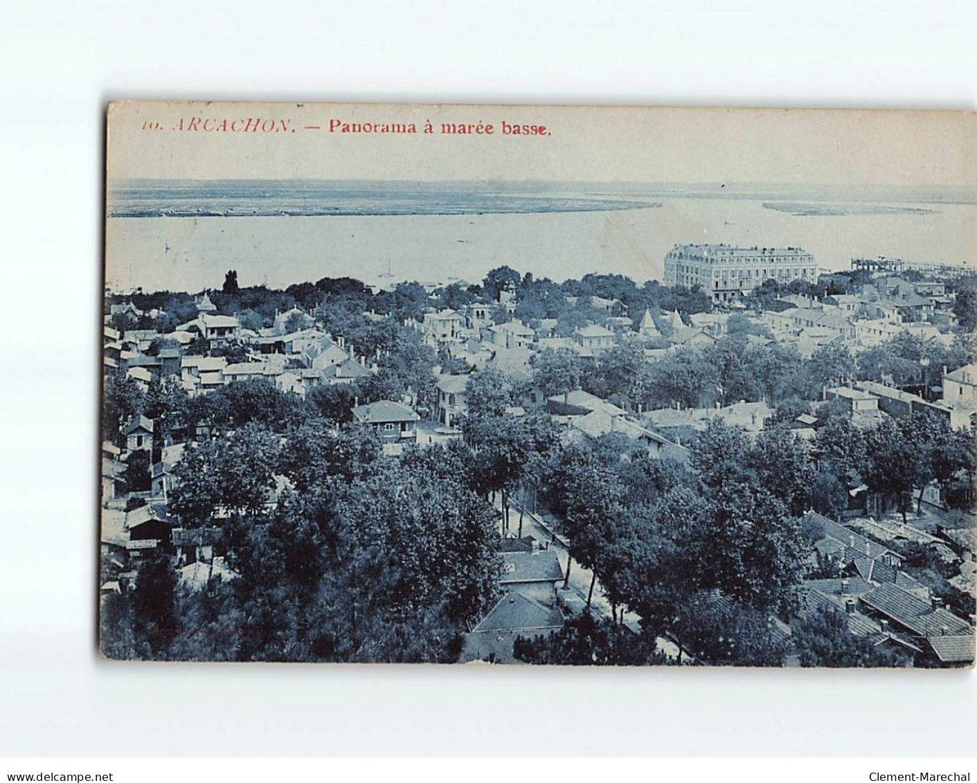 ARCACHON : Panorama à Marée Basse - Très Bon état - Arcachon