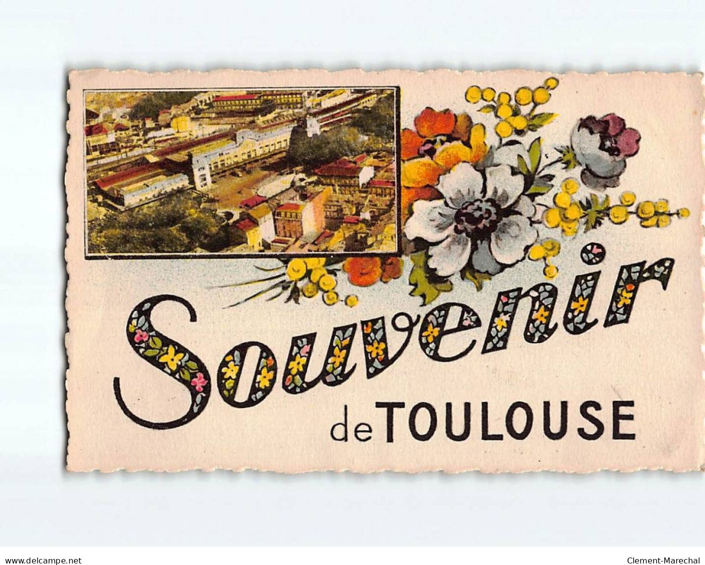 TOULOUSE : Carte Souvenir, Gare Matabiau - Très Bon état - Toulouse