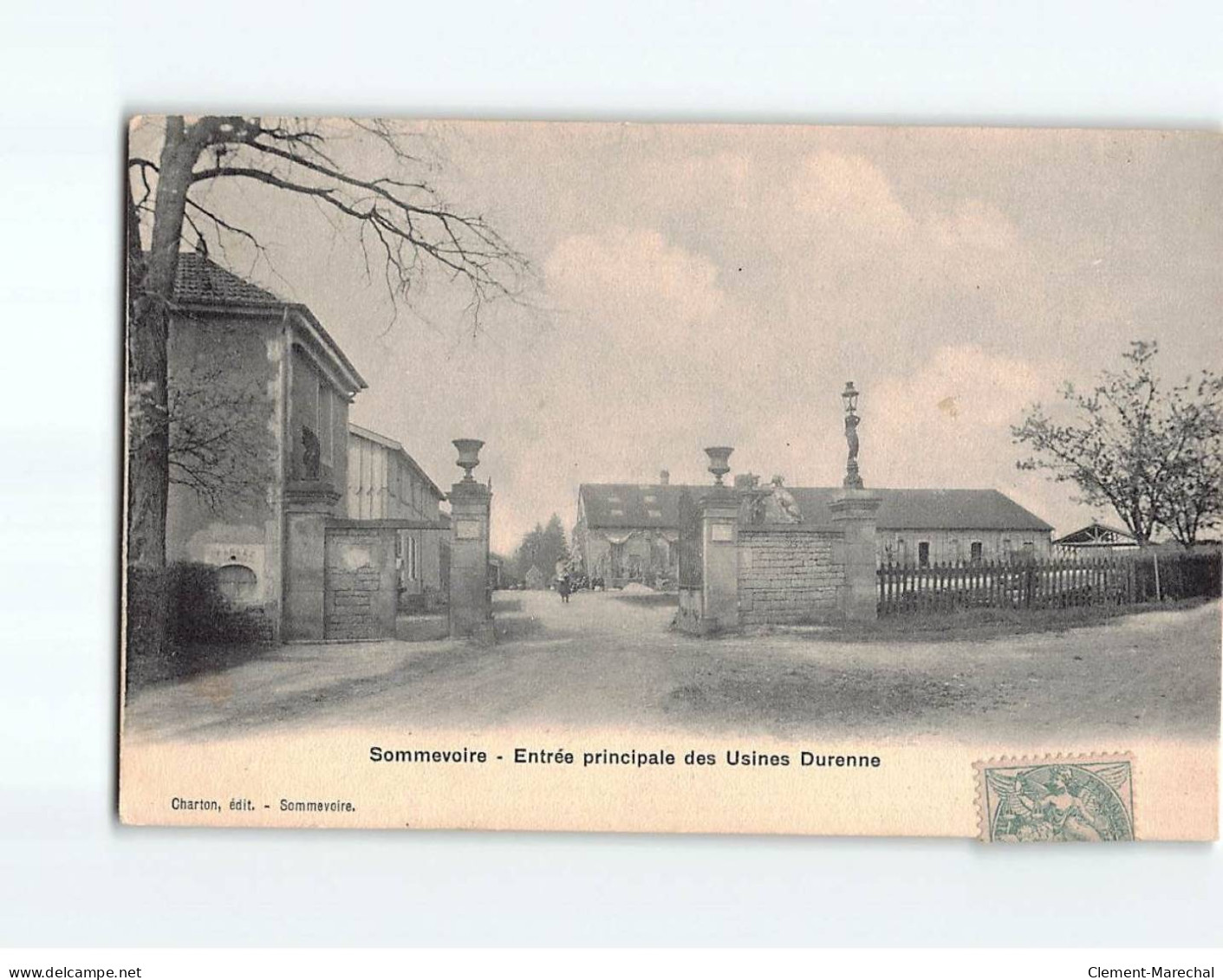 SOMMEVOIRE : Entrée Principale Des Usines Durenne - Très Bon état - Andere & Zonder Classificatie