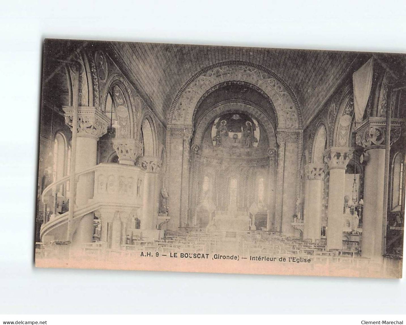 LE BOUSCAT : Intérieur De L'Eglise - Très Bon état - Other & Unclassified