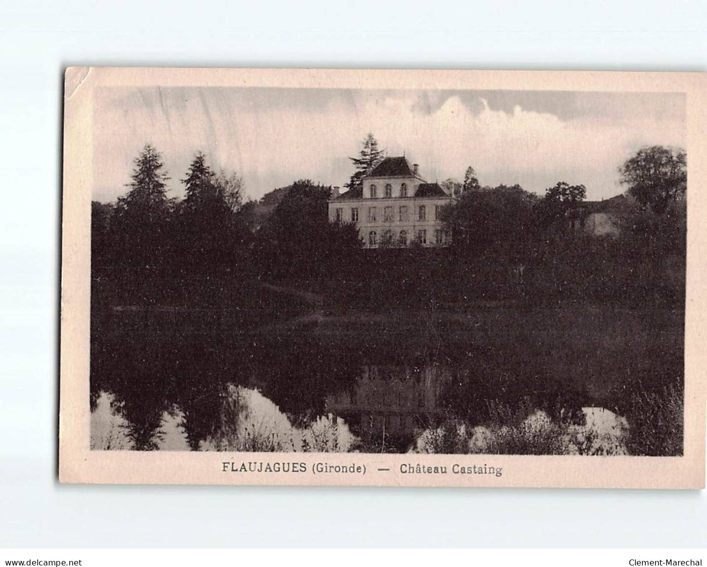 FLAUJAGUES : Château Castaing - état - Altri & Non Classificati