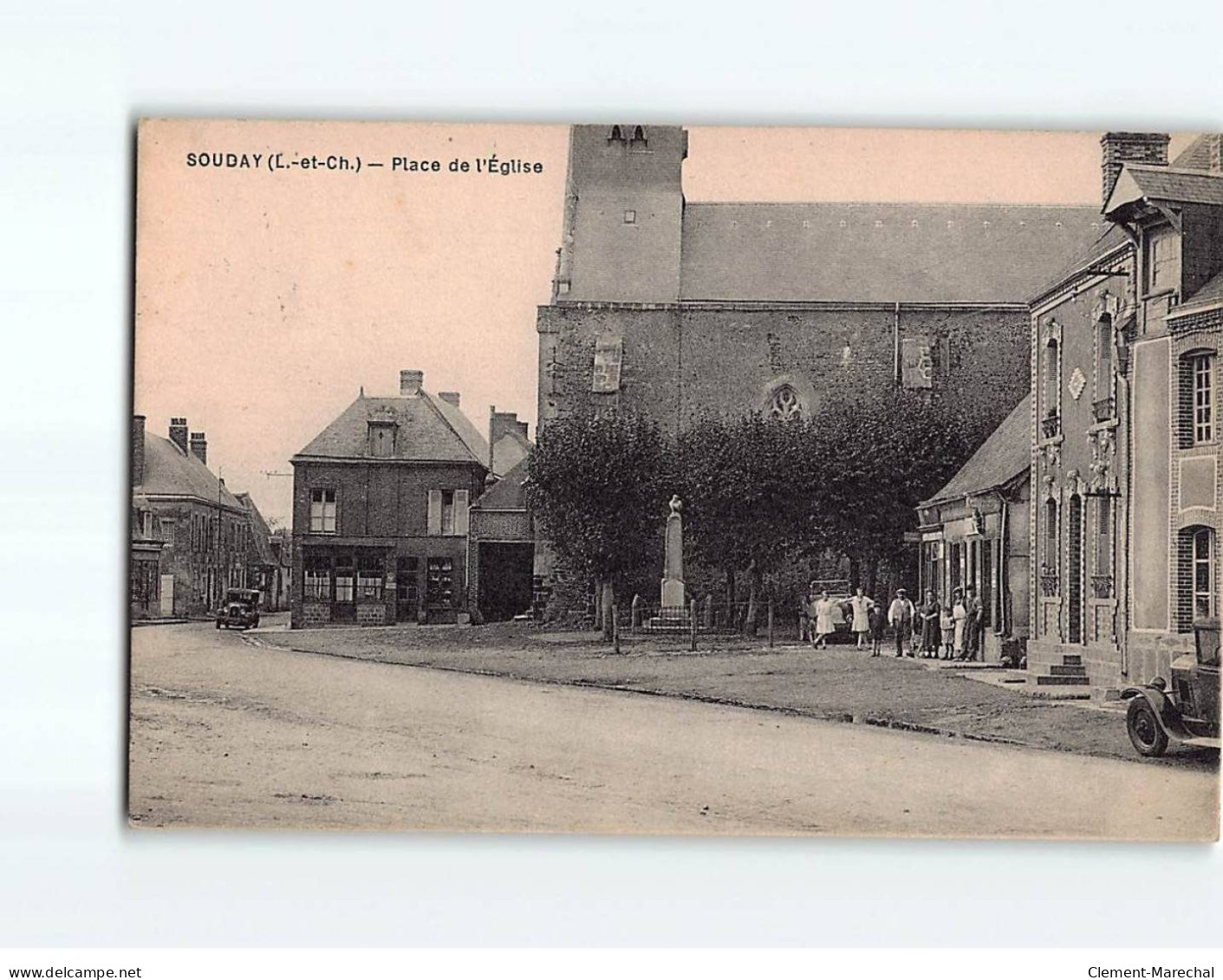 SOUDAY : Place De L'Eglise - Très Bon état - Sonstige & Ohne Zuordnung