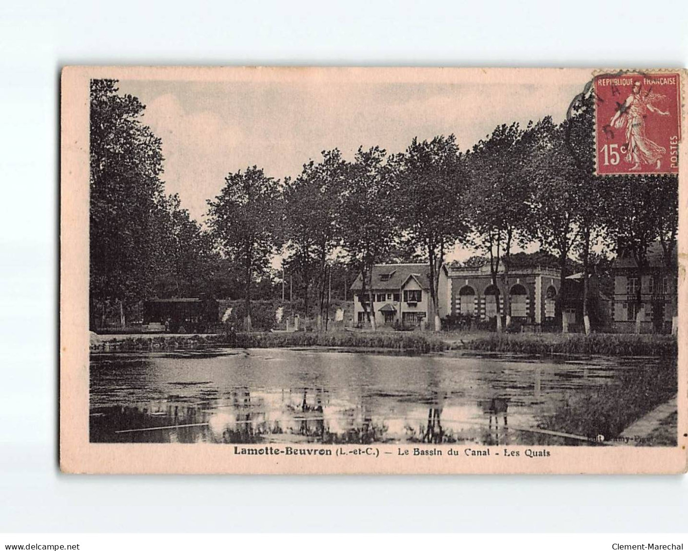 LAMOTTE BEUVRON : Le Bassin Du Canal, Les Quais - Très Bon état - Lamotte Beuvron