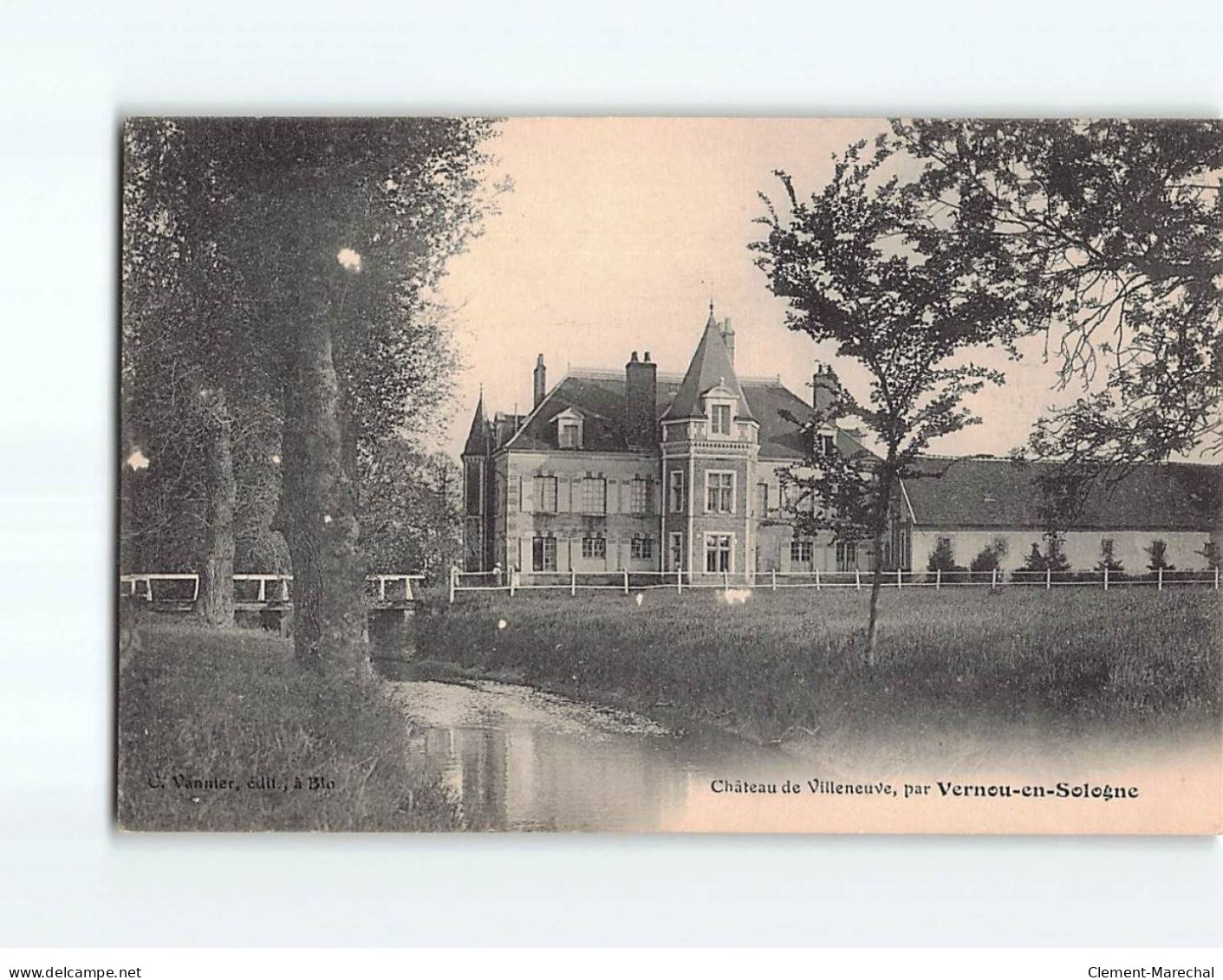 Château De Villeneuve, Par Vernou-en-Sologne - Très Bon état - Sonstige & Ohne Zuordnung