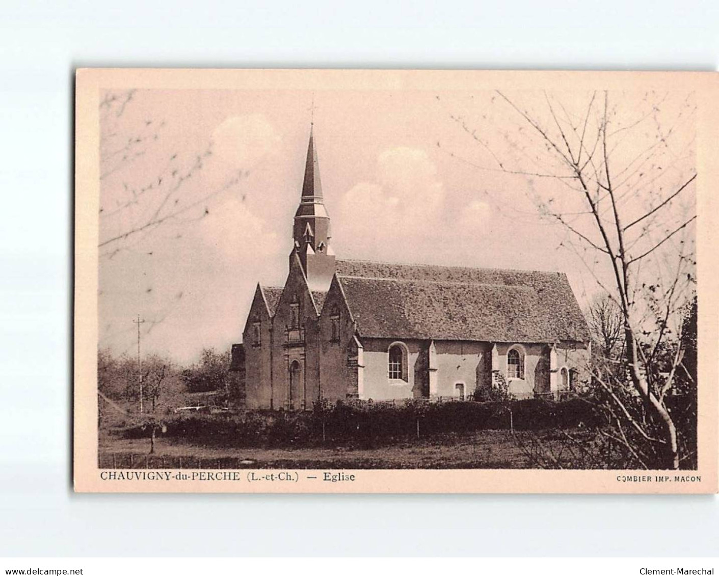 CHAUVIGNY DU PERCHE : L'Eglise - Très Bon état - Autres & Non Classés