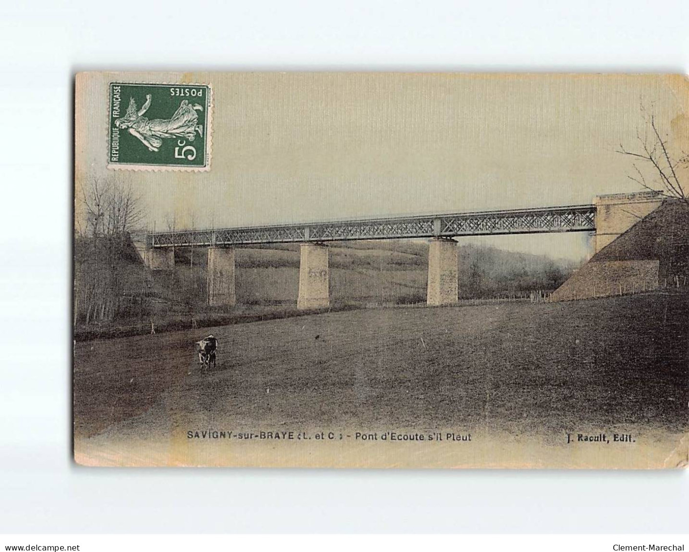 SAVIGNY SUR BRAYE : Pont D'Ecoute S'il Pleut - état - Sonstige & Ohne Zuordnung