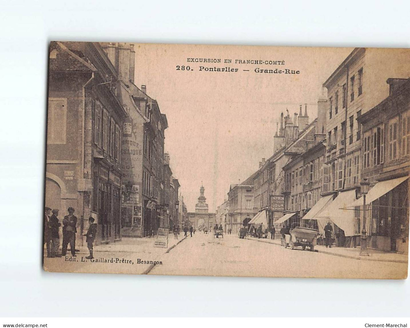 PONTARLIER : Grande Rue - état - Other & Unclassified