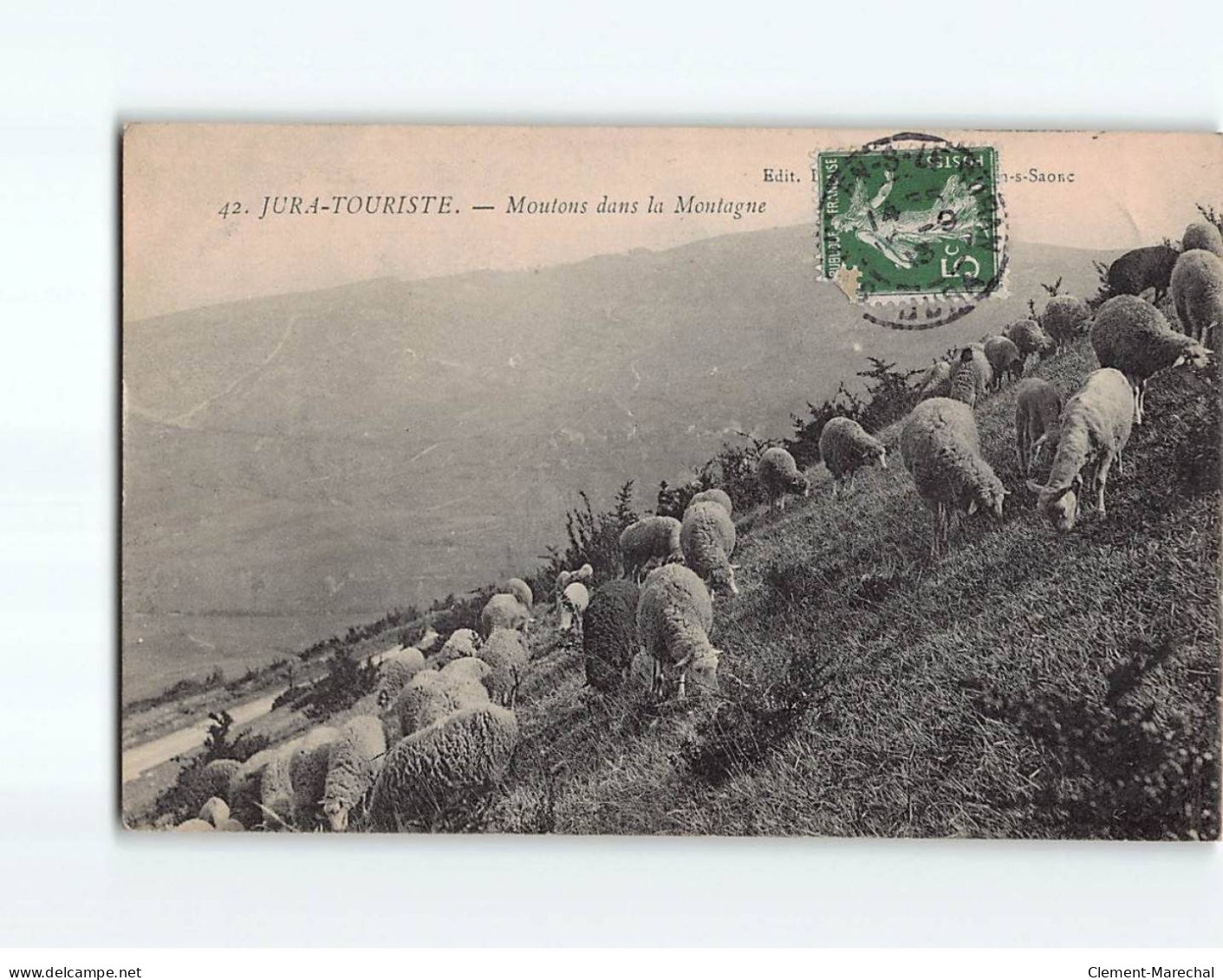 Moutons Dan La Montagne - Très Bon état - Sonstige & Ohne Zuordnung