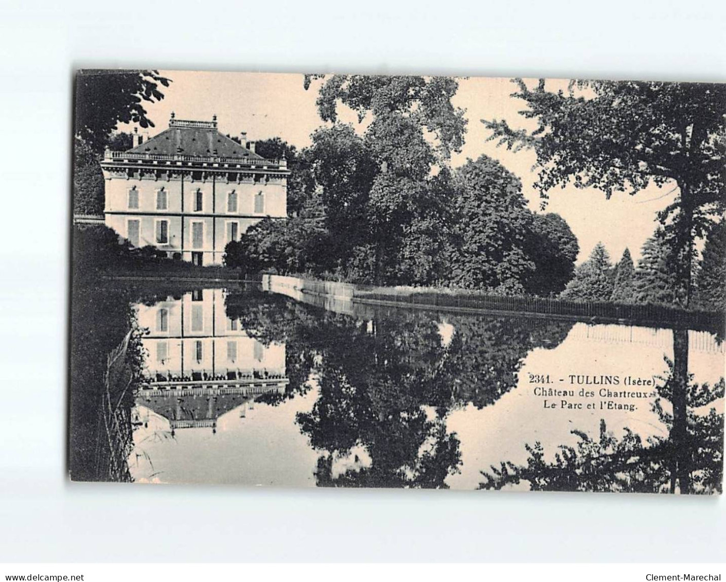 TULLINS : Château Des Chartreux, Le Parc Et L'Etang - Très Bon état - Tullins